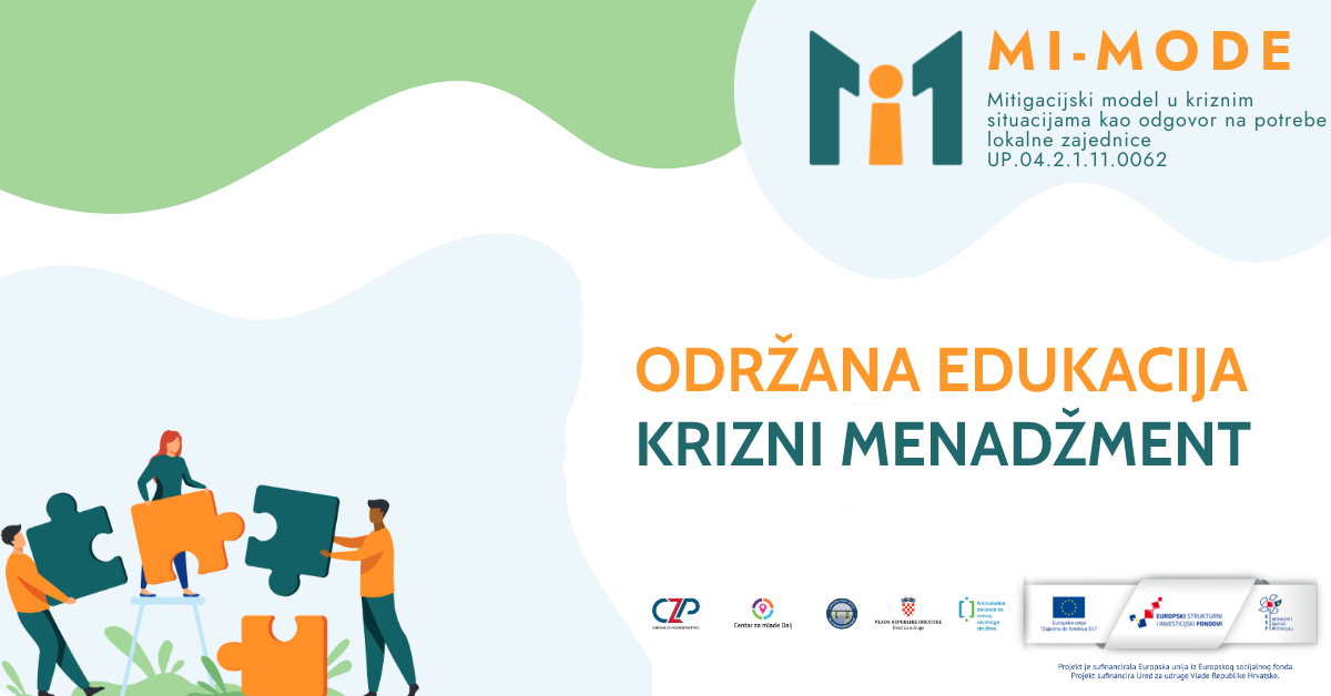 Projekt MI-MODE: Održana edukacija Krizni menadžment